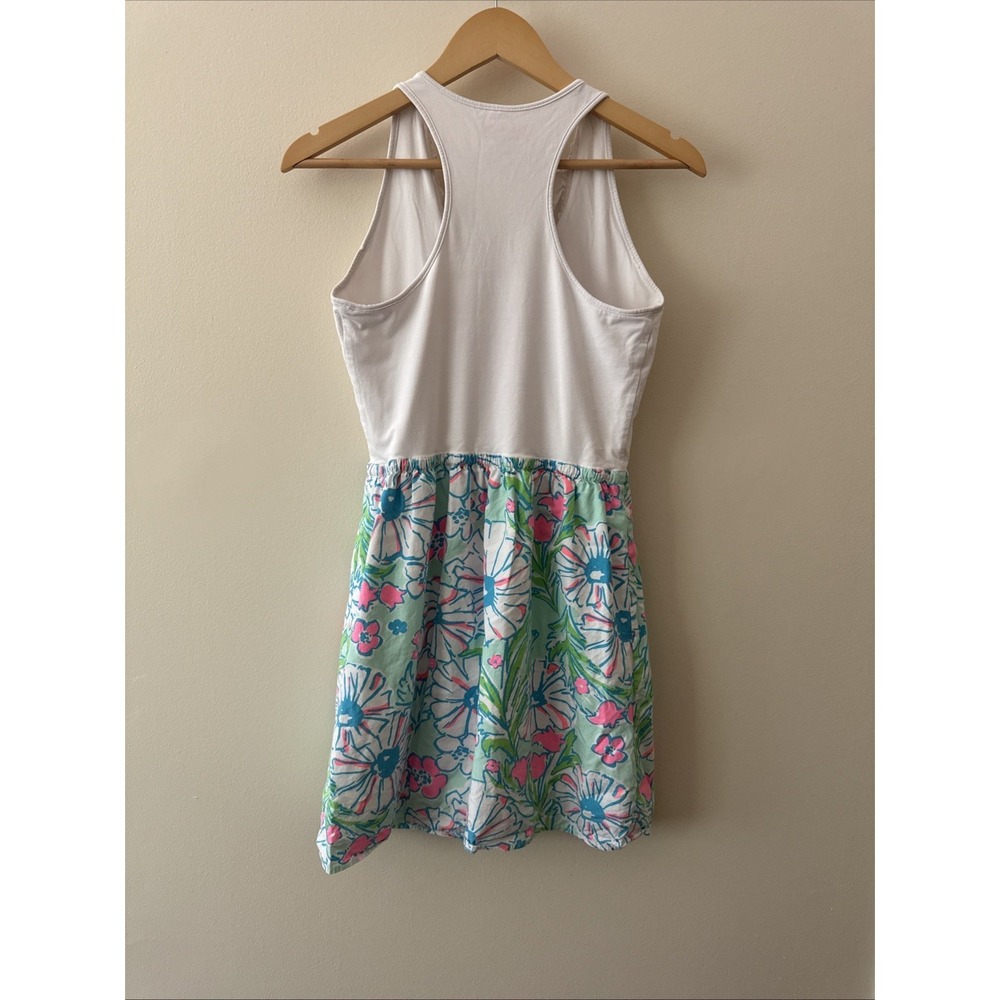 Lilly Pulitzer Lets Cha Cha Danita Racerback Mini Dress Women's M Sleeveless - Picture 5 of 8